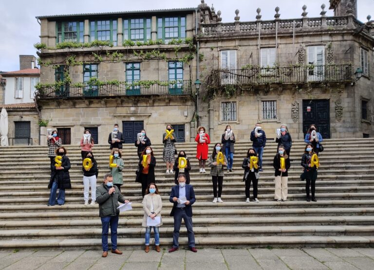 Las entidades del tercer sector gallego presentamos en Santiago la campaña de la X solidaria