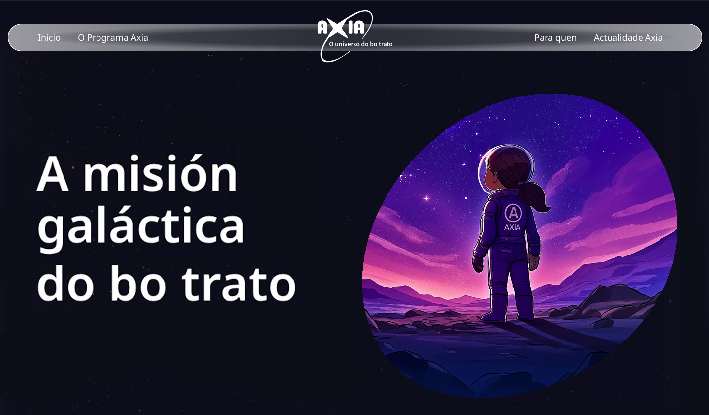 O proxecto AXIA xa está no ciberespazo!